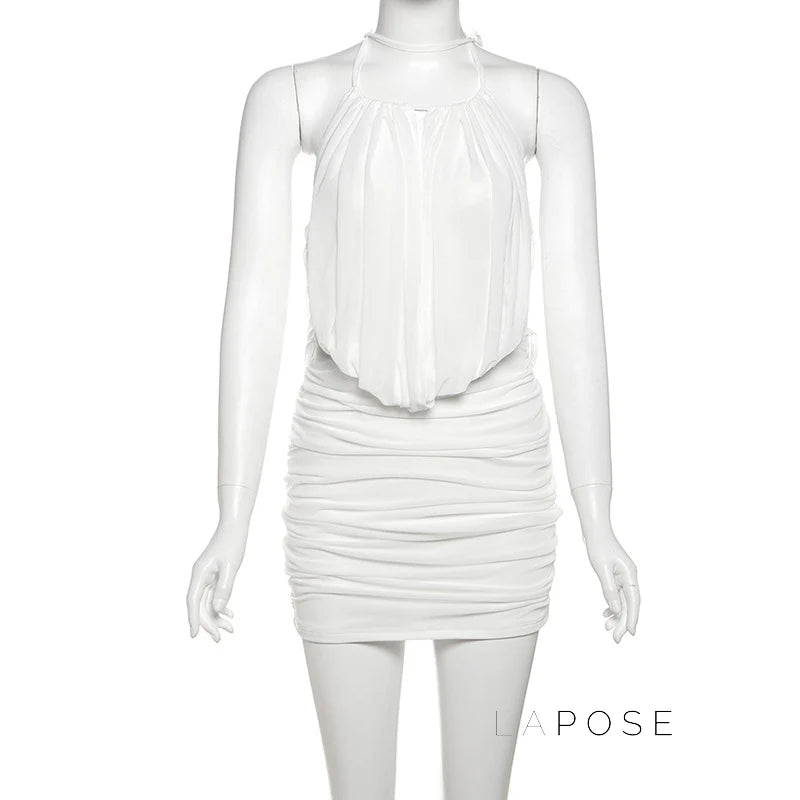 Annamae Halter Mini Dress
