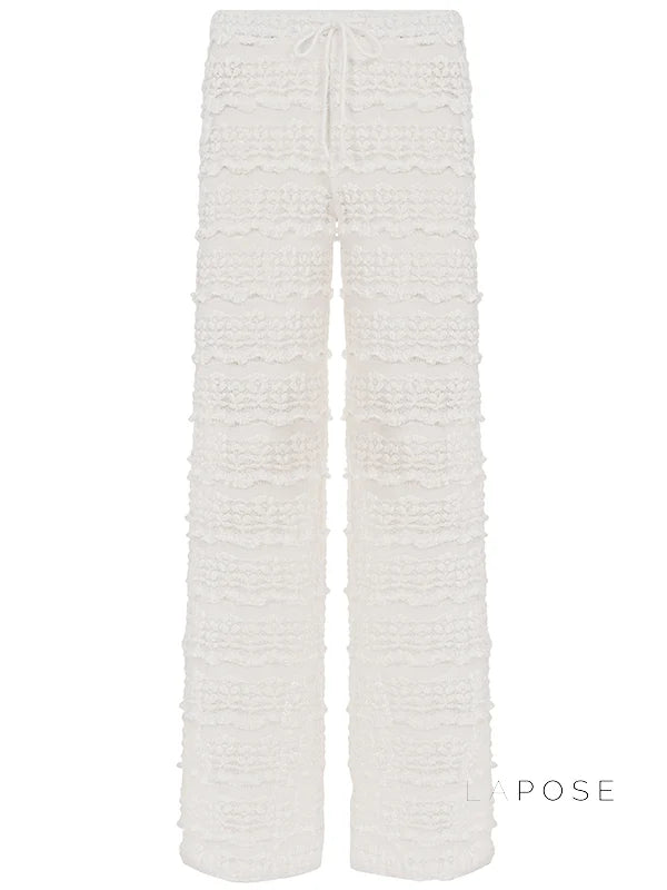 Annmarie Lace Straight Pants