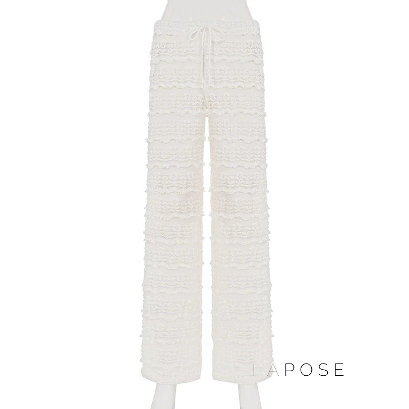 Annmarie Lace Straight Pants