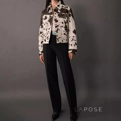 Aryn Abstract Pattern Jacket