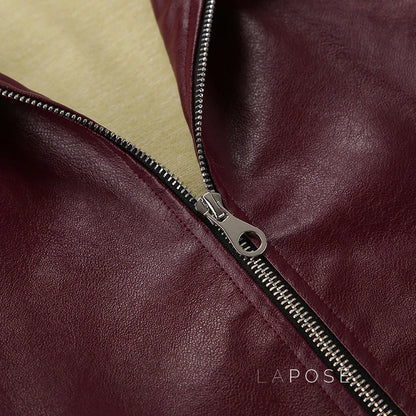 Ayven Oversized Faux Leather Jacket