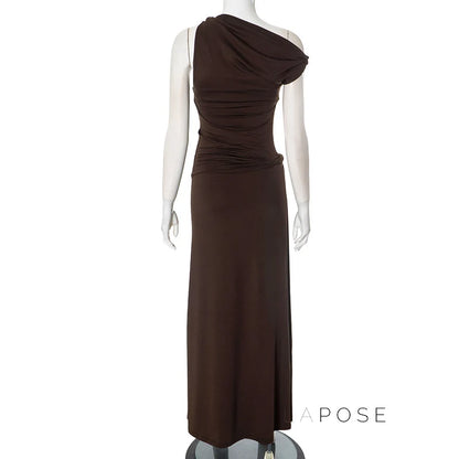 Azalia Twisted Draped Dress