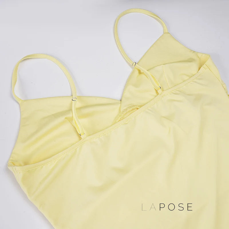 Blakelee Pleated Strappy Mini Dress