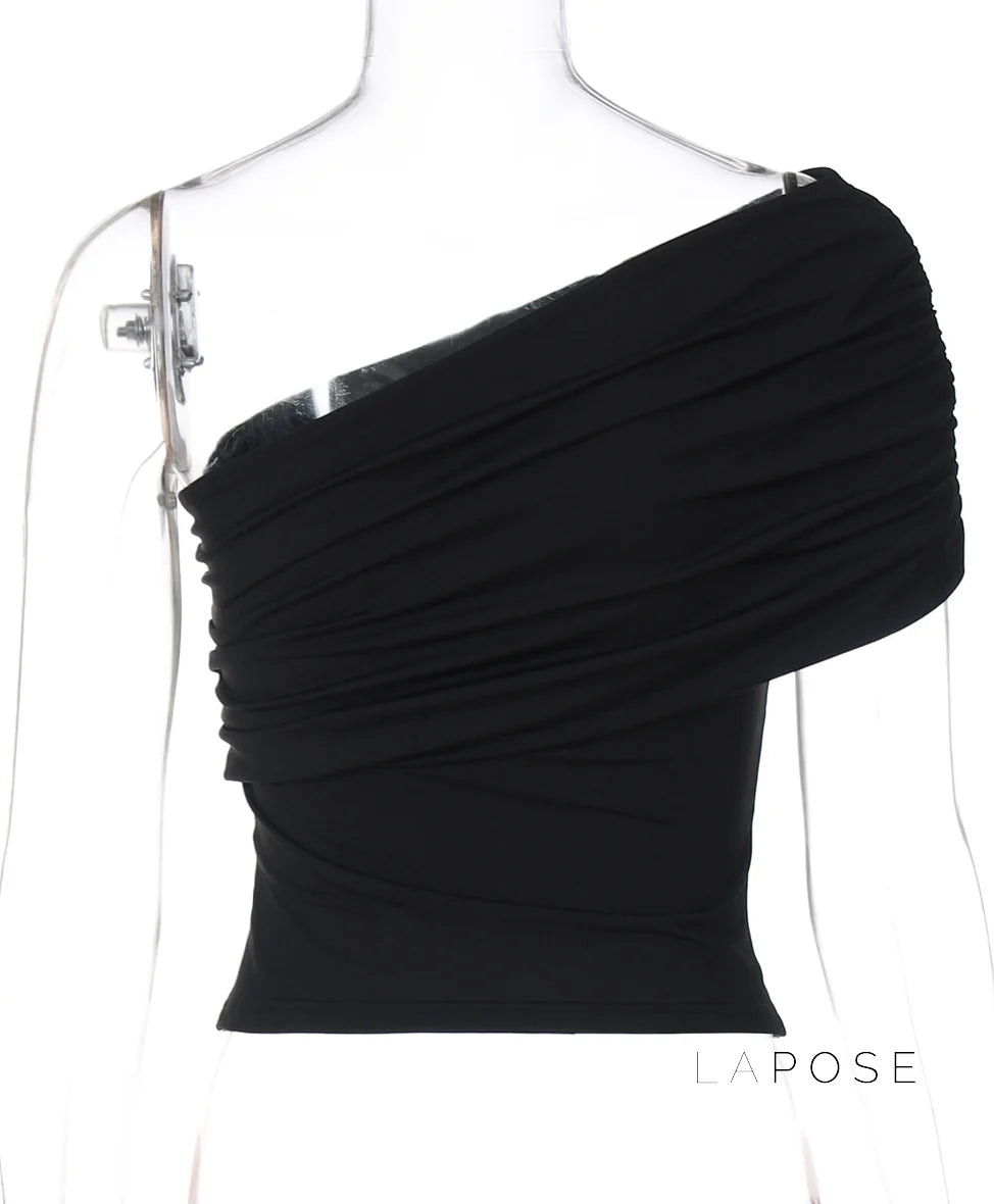 Bowen One Shoulder Crop Top
