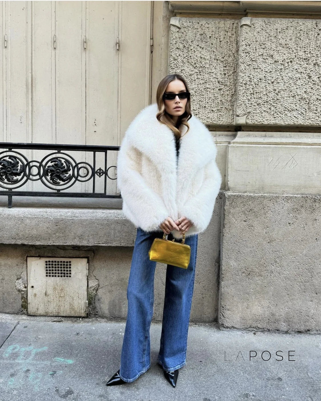 Brisa Plush Faux Fur Coat