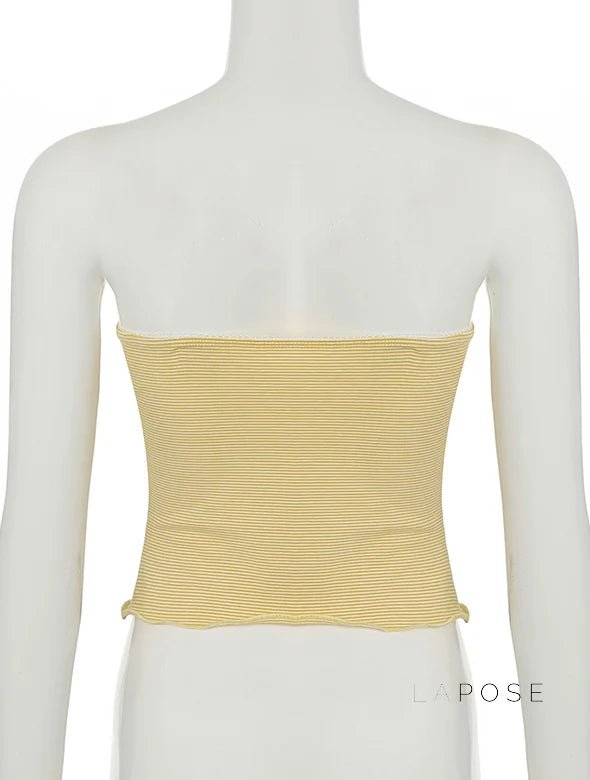 Cadence Strapless Crop Top