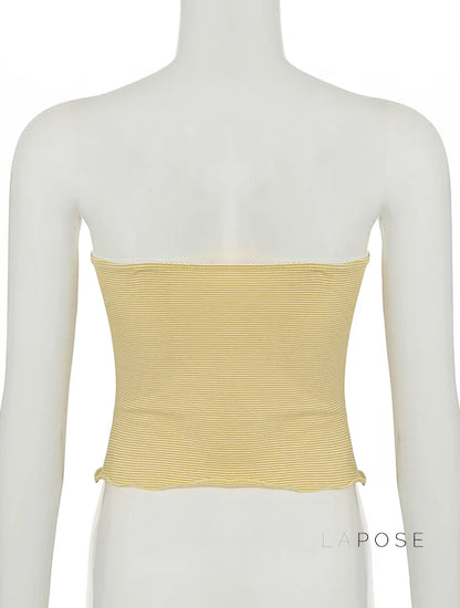 Cadence Strapless Crop Top