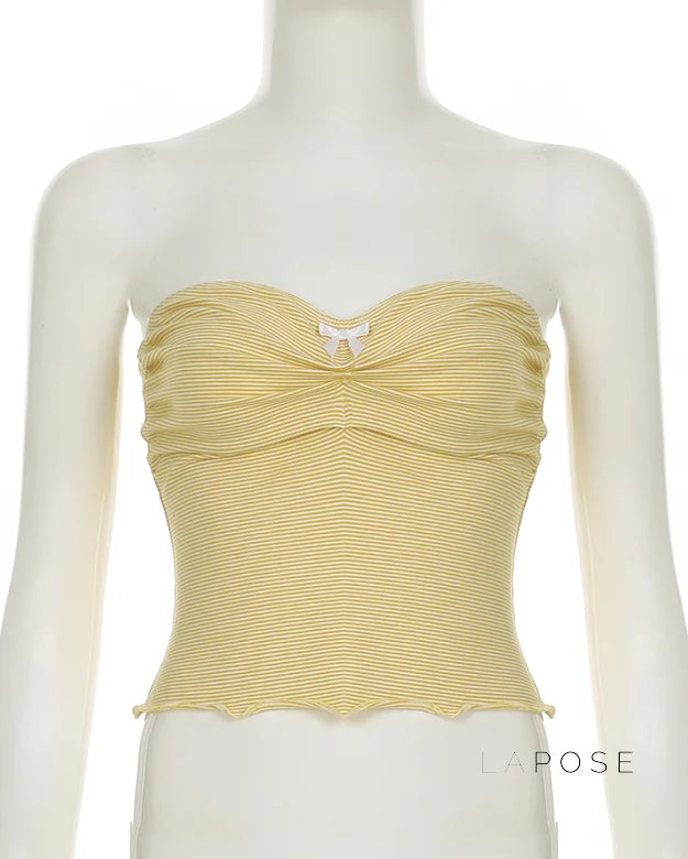 Cadence Strapless Crop Top