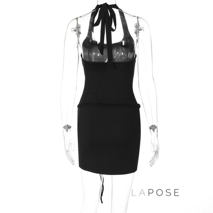 Cali Halter Ring Midi Dress