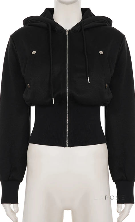 Dhanvi Slim Fit Zip Hoodie