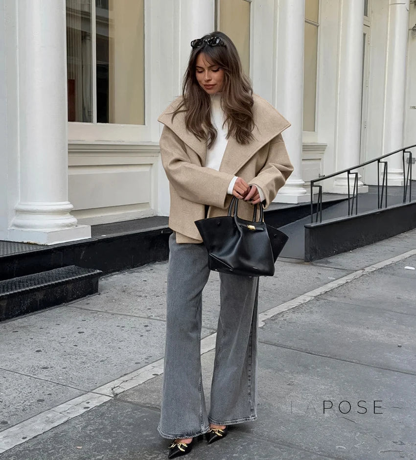 Edna Double-Breasted Wool Coat