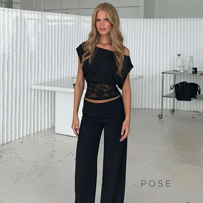 Elize Lace Off Shoulder Top