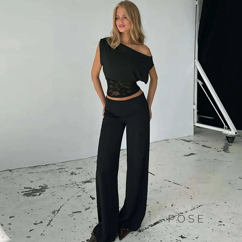 Elize Lace Off Shoulder Top