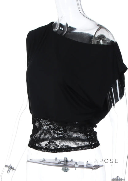 Elize Lace Off Shoulder Top