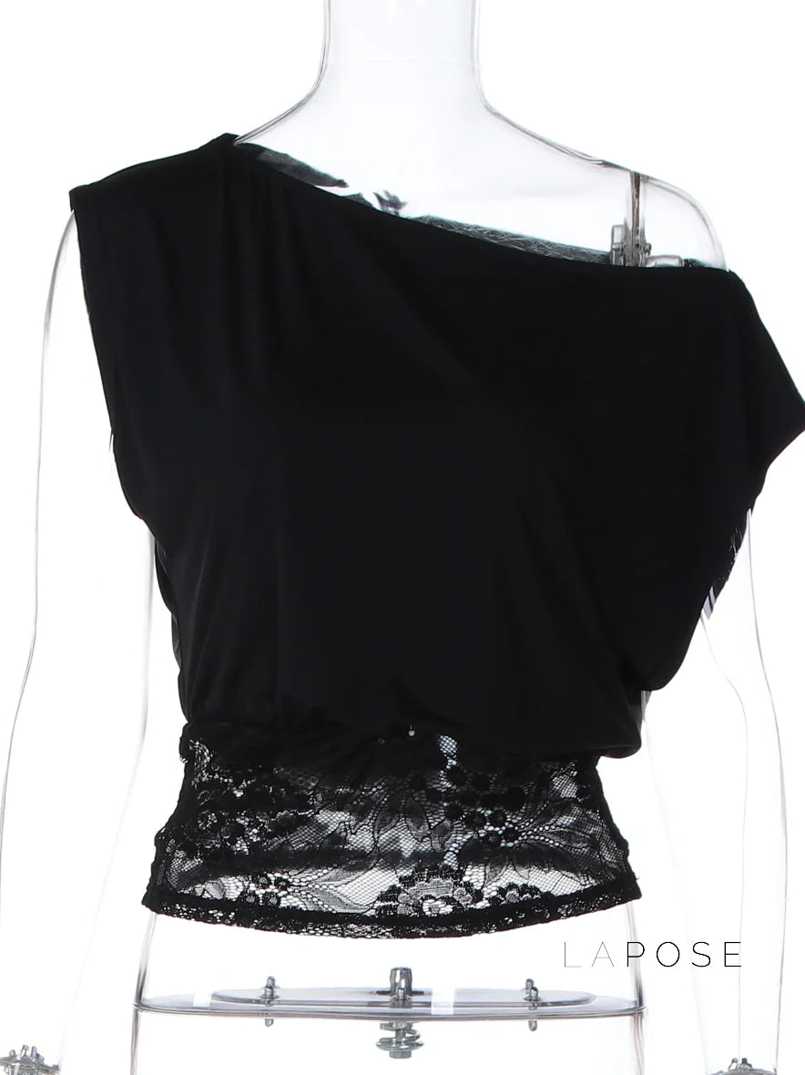 Elize Lace Off Shoulder Top