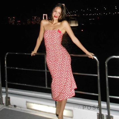 Grayson Floral Off-Shoulder Midi Dress