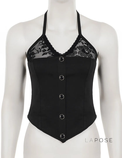 Heavenlee Lace Halter Top