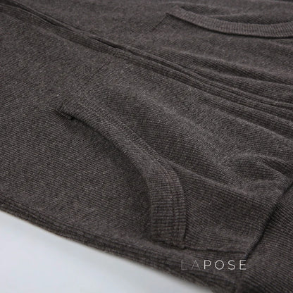 Isabel Knitted Zip Hoodie
