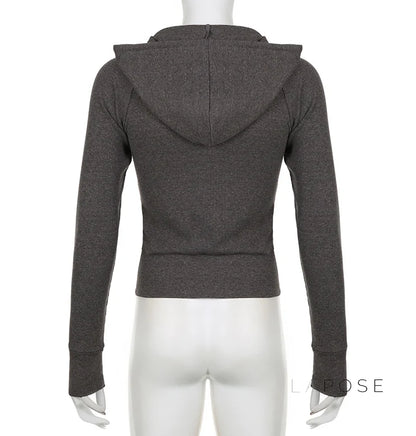 Isabel Knitted Zip Hoodie