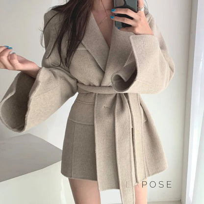 Jalaya Tailored Belted Coat