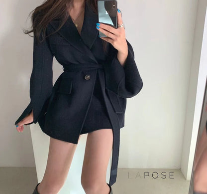 Jalaya Tailored Belted Coat