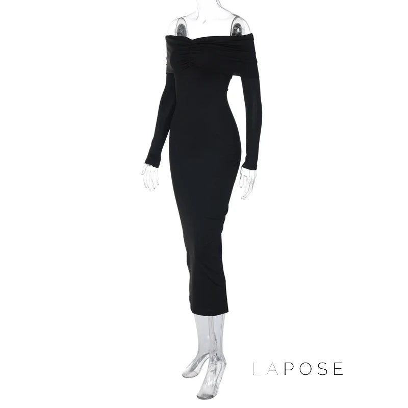 Jaxyn Off Shoulder Bodycon Dress