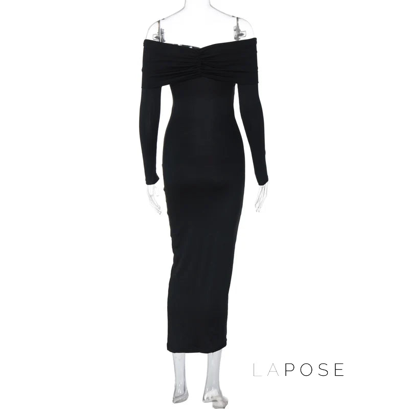 Jaxyn Off Shoulder Bodycon Dress