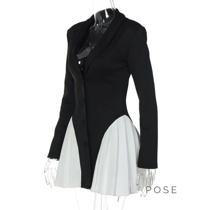 Jayani Contrasting Trim Skirt Set