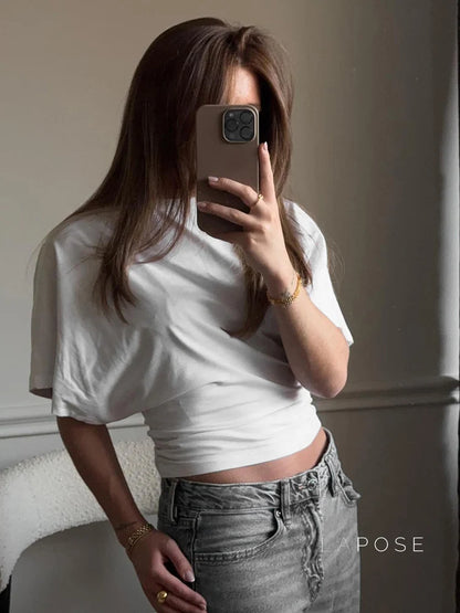 Jaylynn Relaxed Crop Top