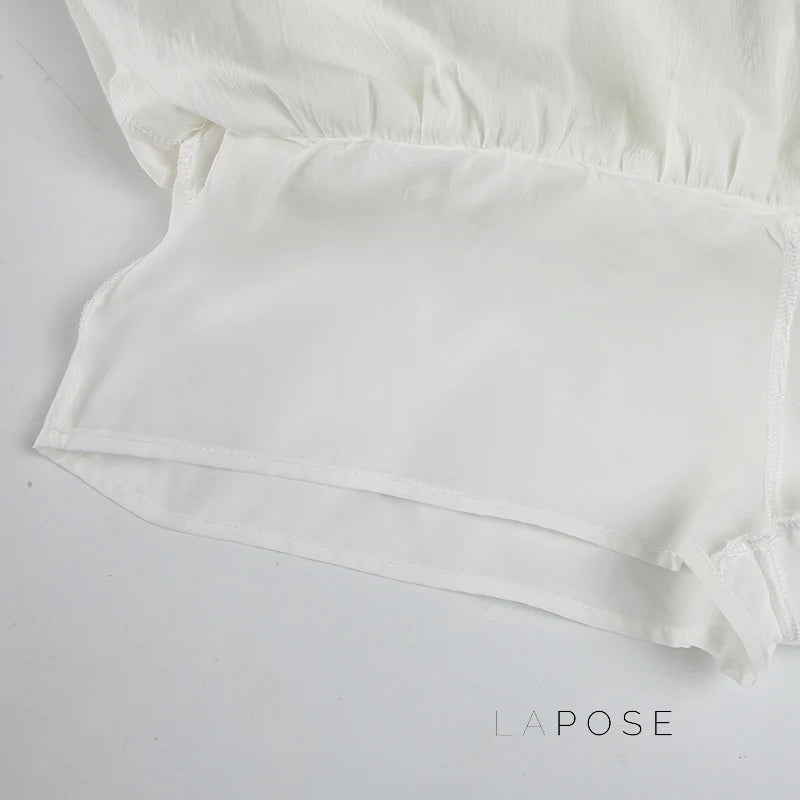 Jenesis Lace Bow Mini Skirt