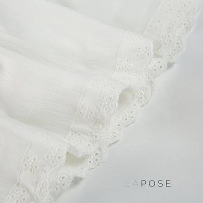 Jenesis Lace Bow Mini Skirt