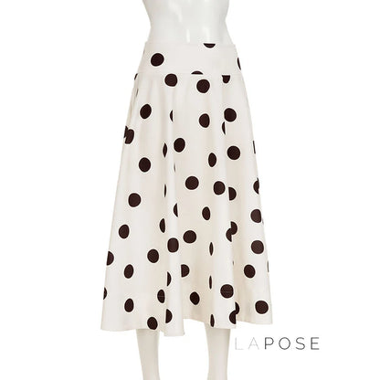 Jett Polka Dot Midi Skirt