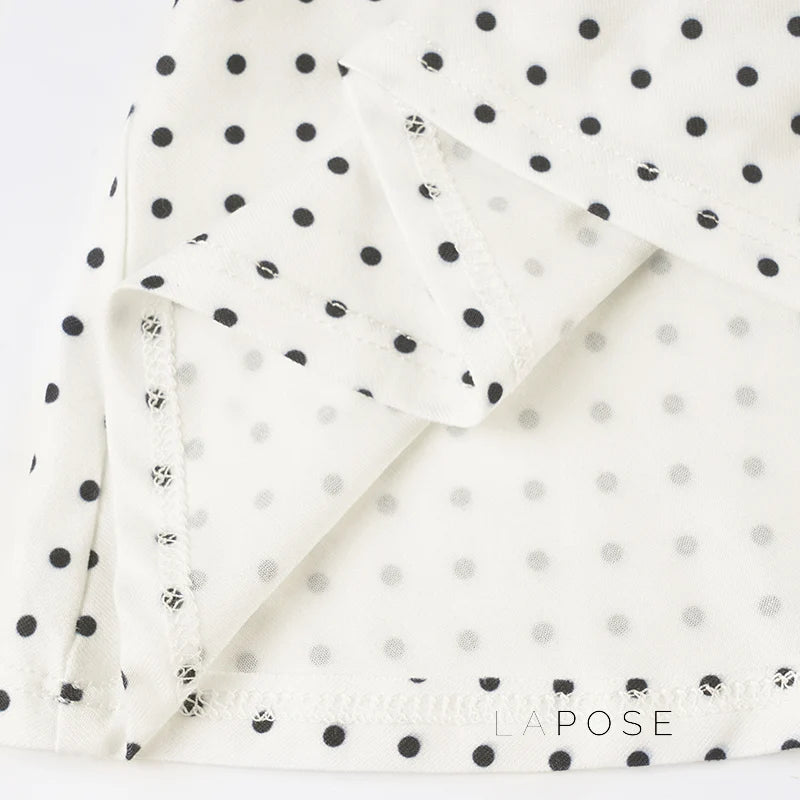 Jumana Polka Dot Smocked Mini Dress