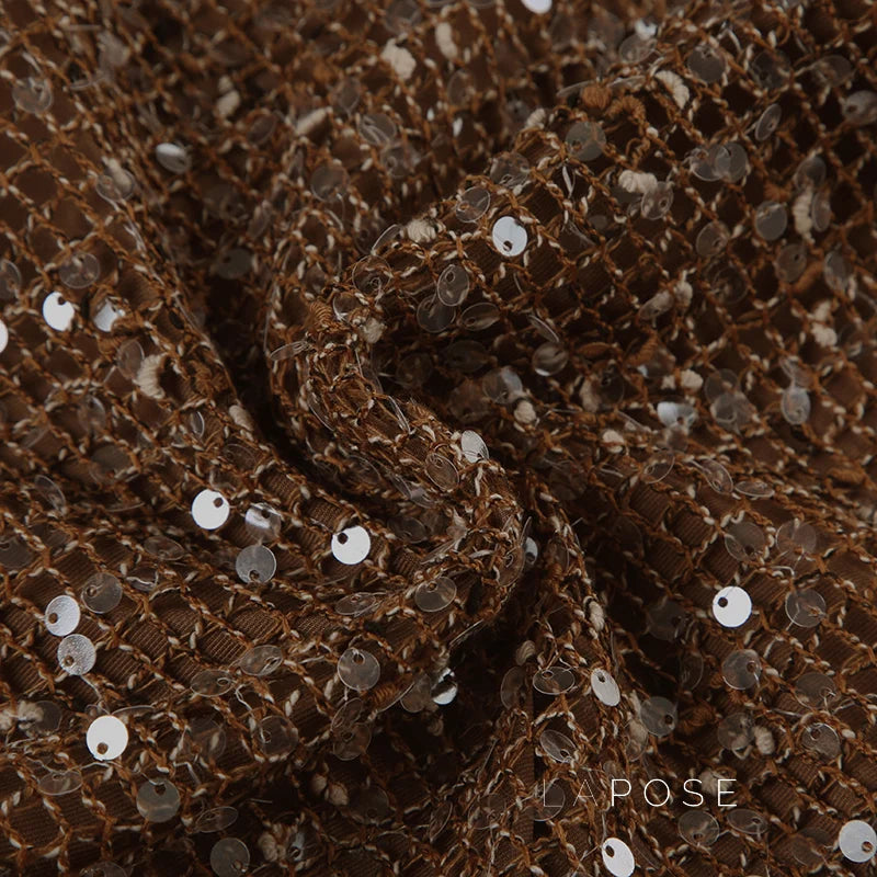 Kaidyn Sequin Crop Tube Top