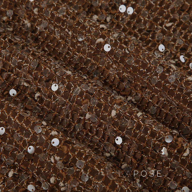 Kaidyn Sequin Crop Tube Top