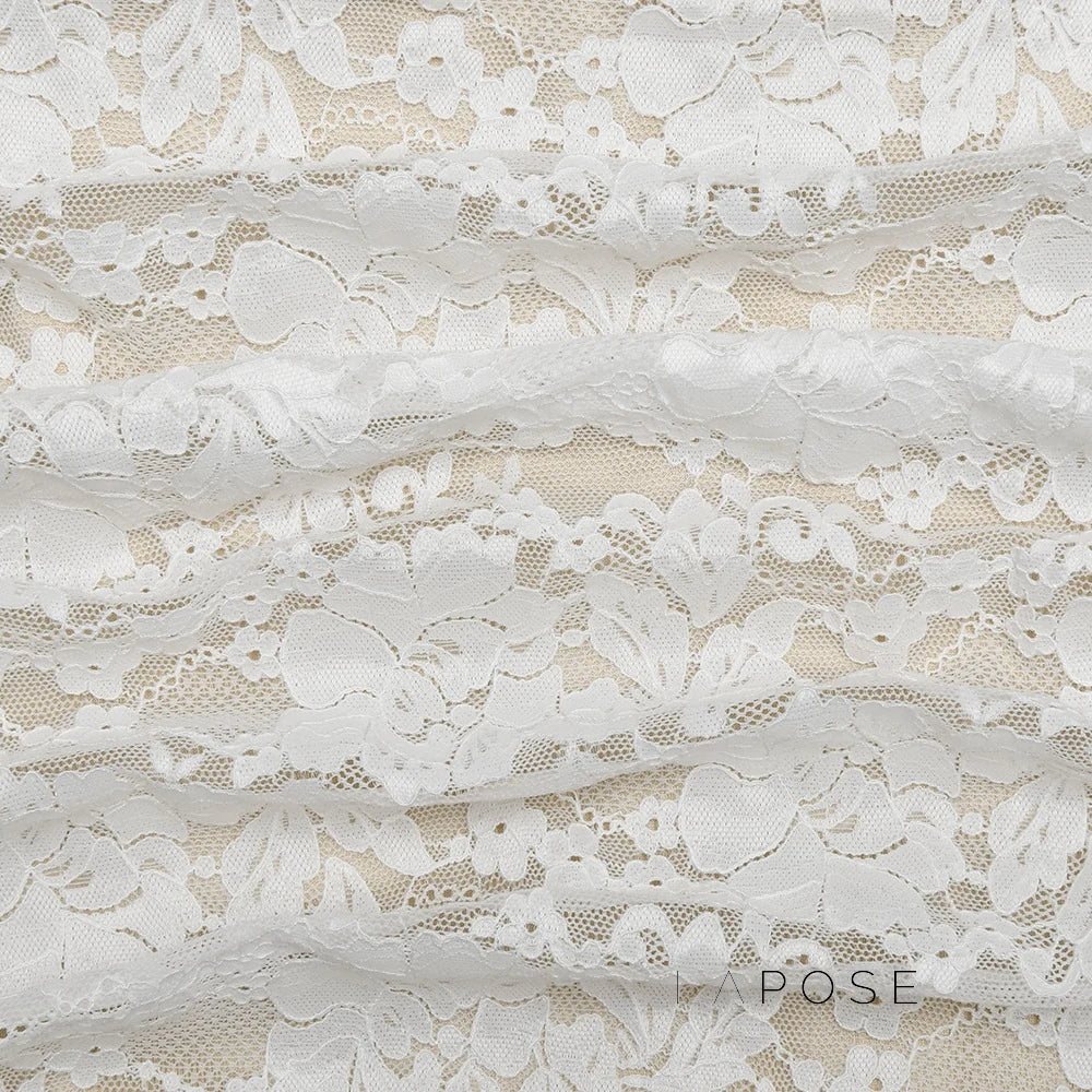 Kaliah Lace Ruched Asymmetric Dress