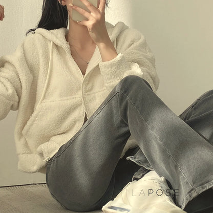 Kalli Plush Zip Hoodie