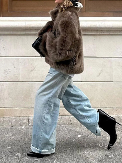 Kamiya Faux Fur Coat