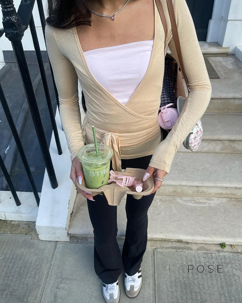 Kamya V-Neck Wrap Top