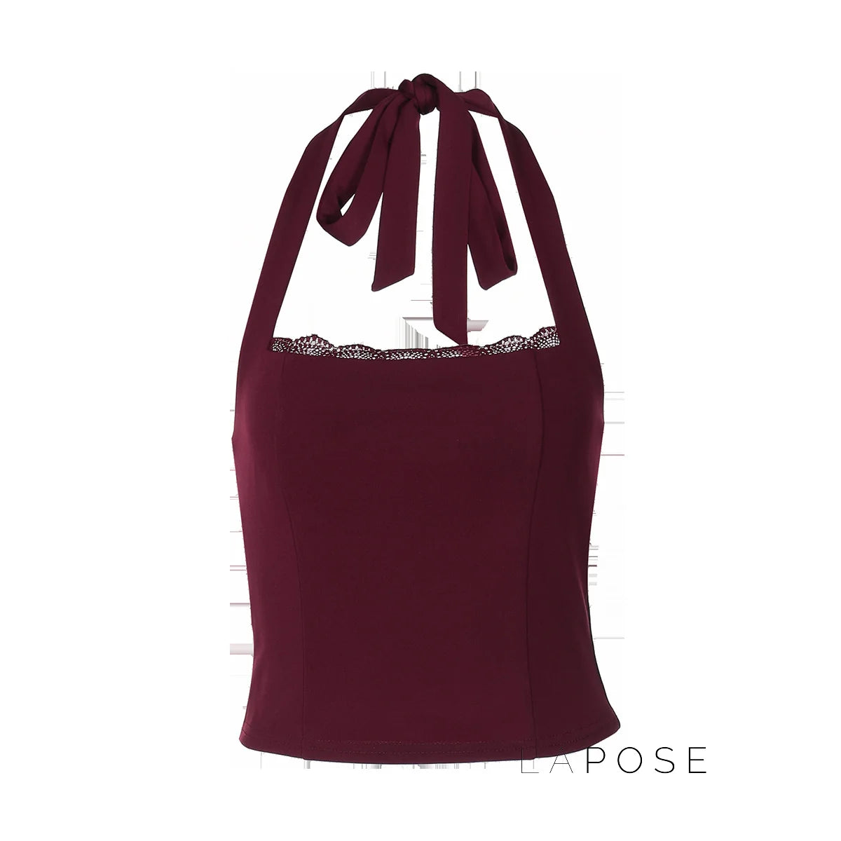 Karolina Lace-Up Halter Top
