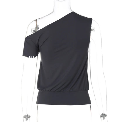 Kathryn One-Shoulder Tee