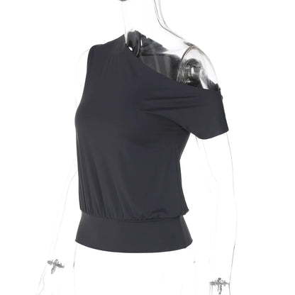 Kathryn One-Shoulder Tee