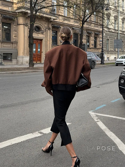 Khloe Retro Crop Jacket