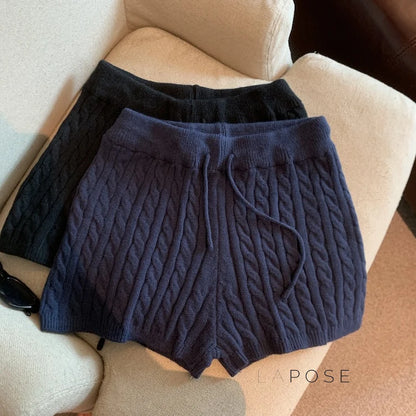 Khyla Cozy Wide-Leg Shorts