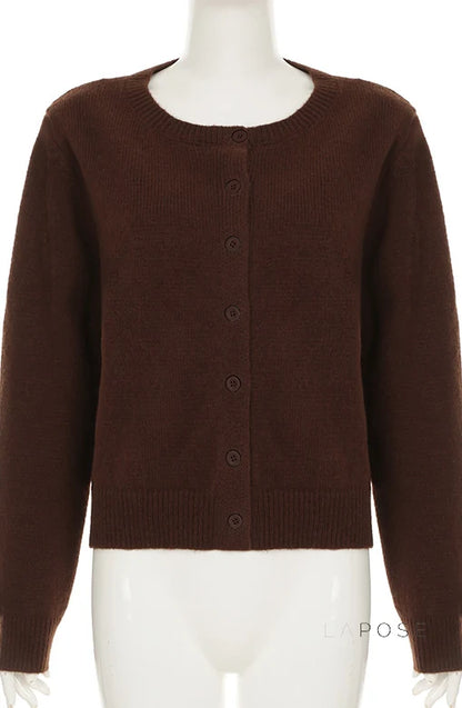 Laylani Buttoned Knit Cardigan