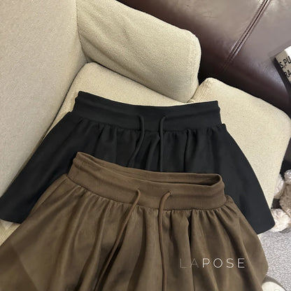 Liah Textured A-Line Mini Skirt