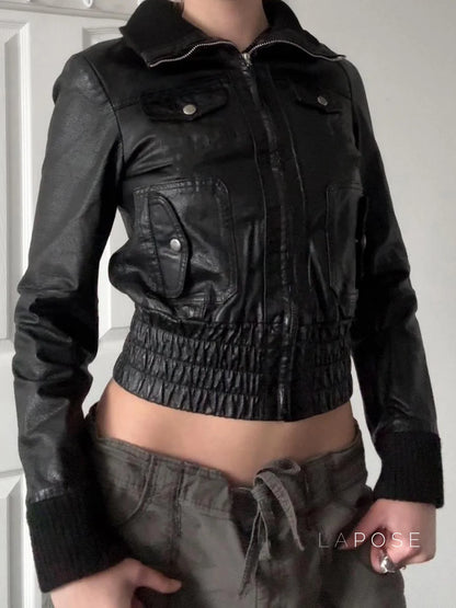 Liv Patchwork Moto Jacket