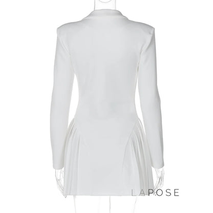 Louella Collared Ruffle Mini Dress