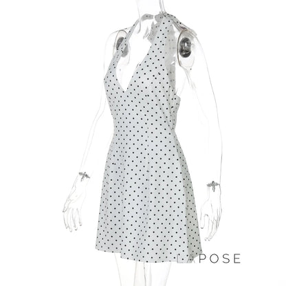 Maahi Printed Halter Dress