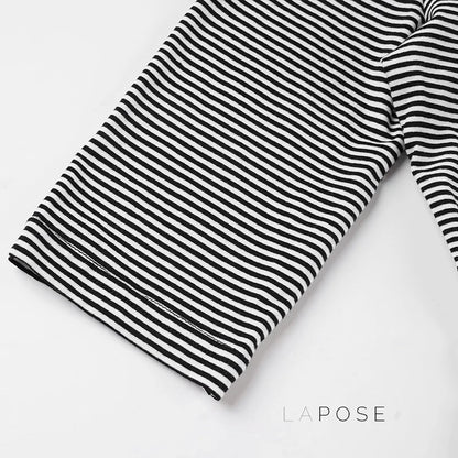 Macie Contrast Stripe Knit Top